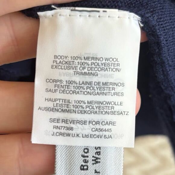 J.Crew 100% Merino Wool Cardigan - Picture 6 of 7